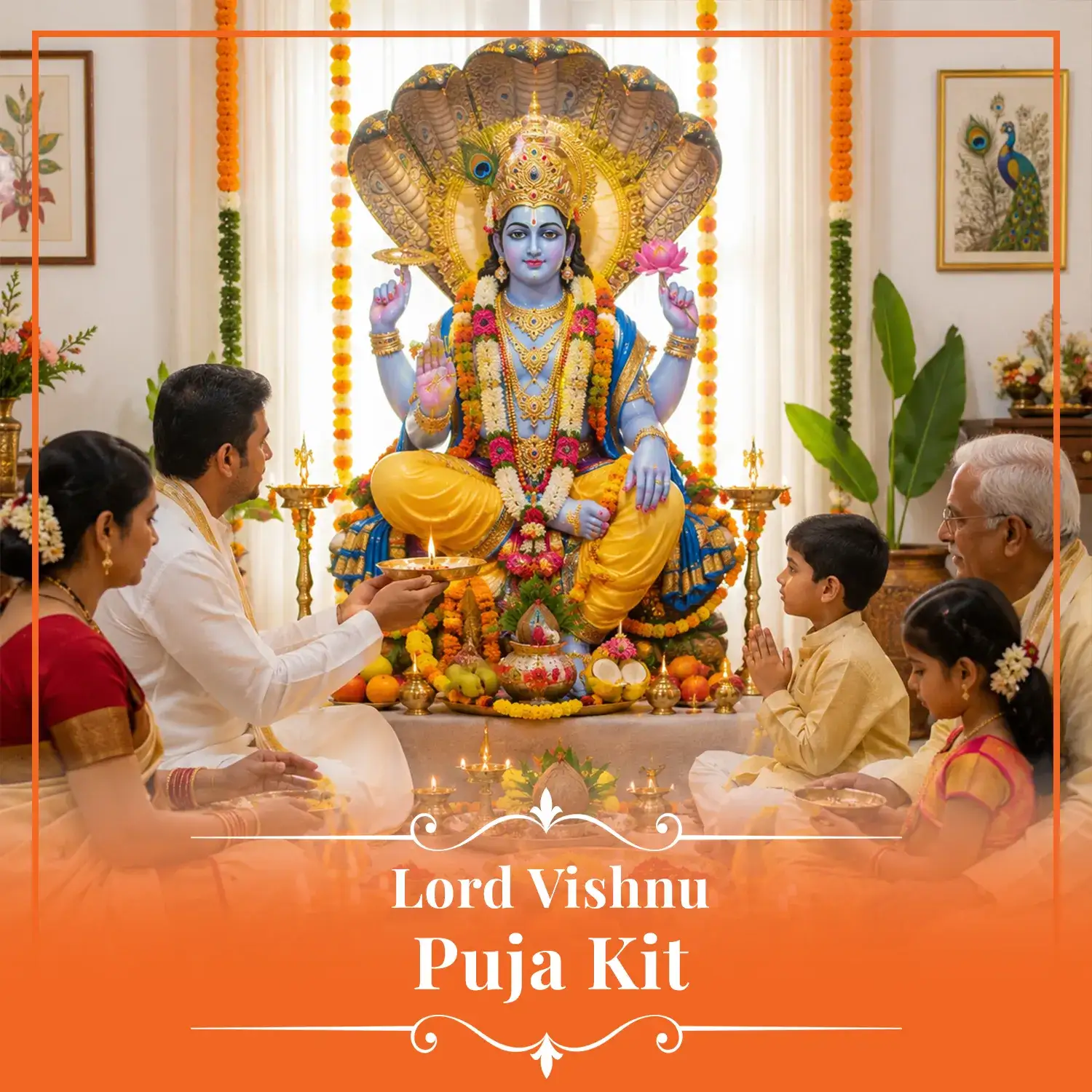 Lord Vishnu Puja Kit